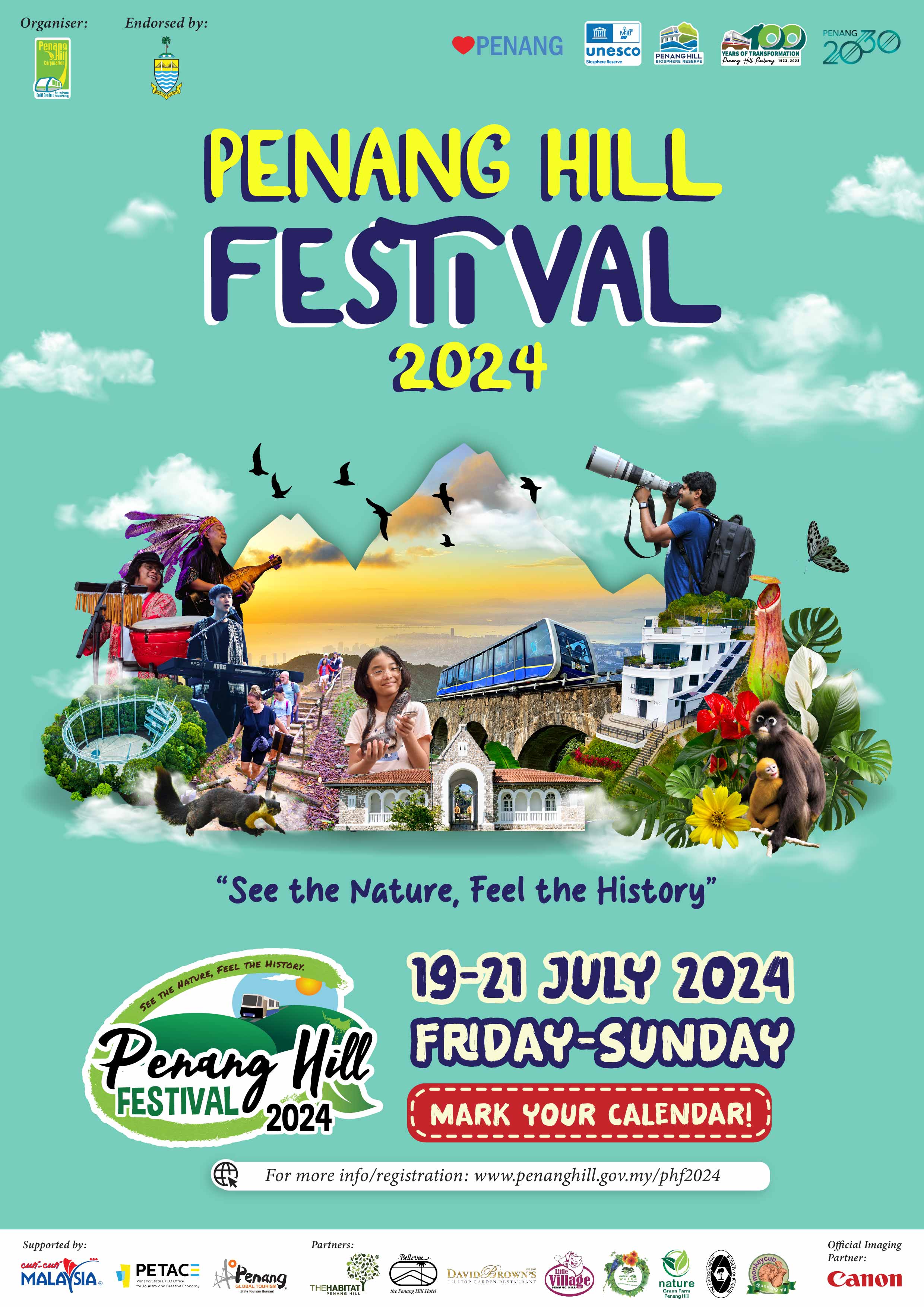 Penang Hill Festival 2024, 19 - 21 July 2024