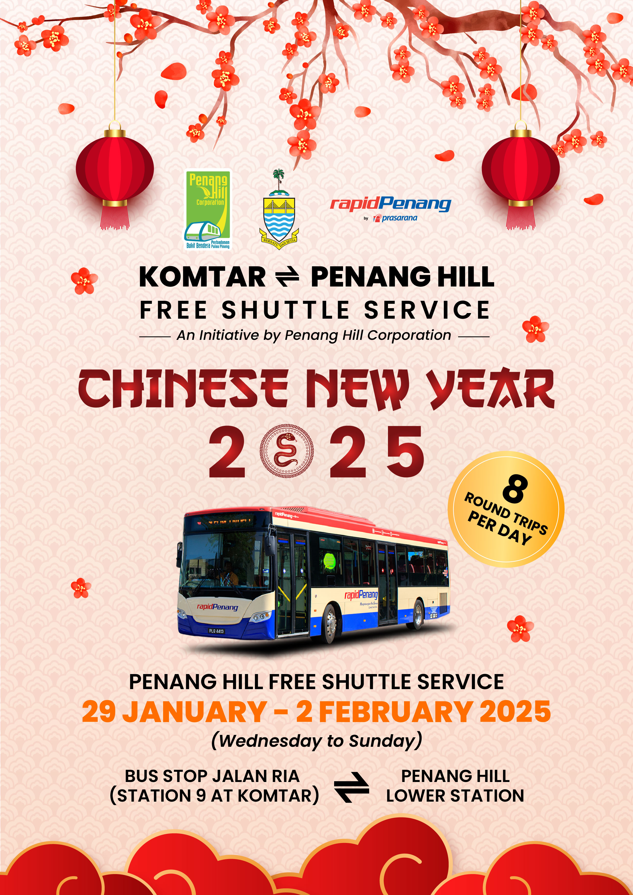 Penang Hill Free Shuttle Service