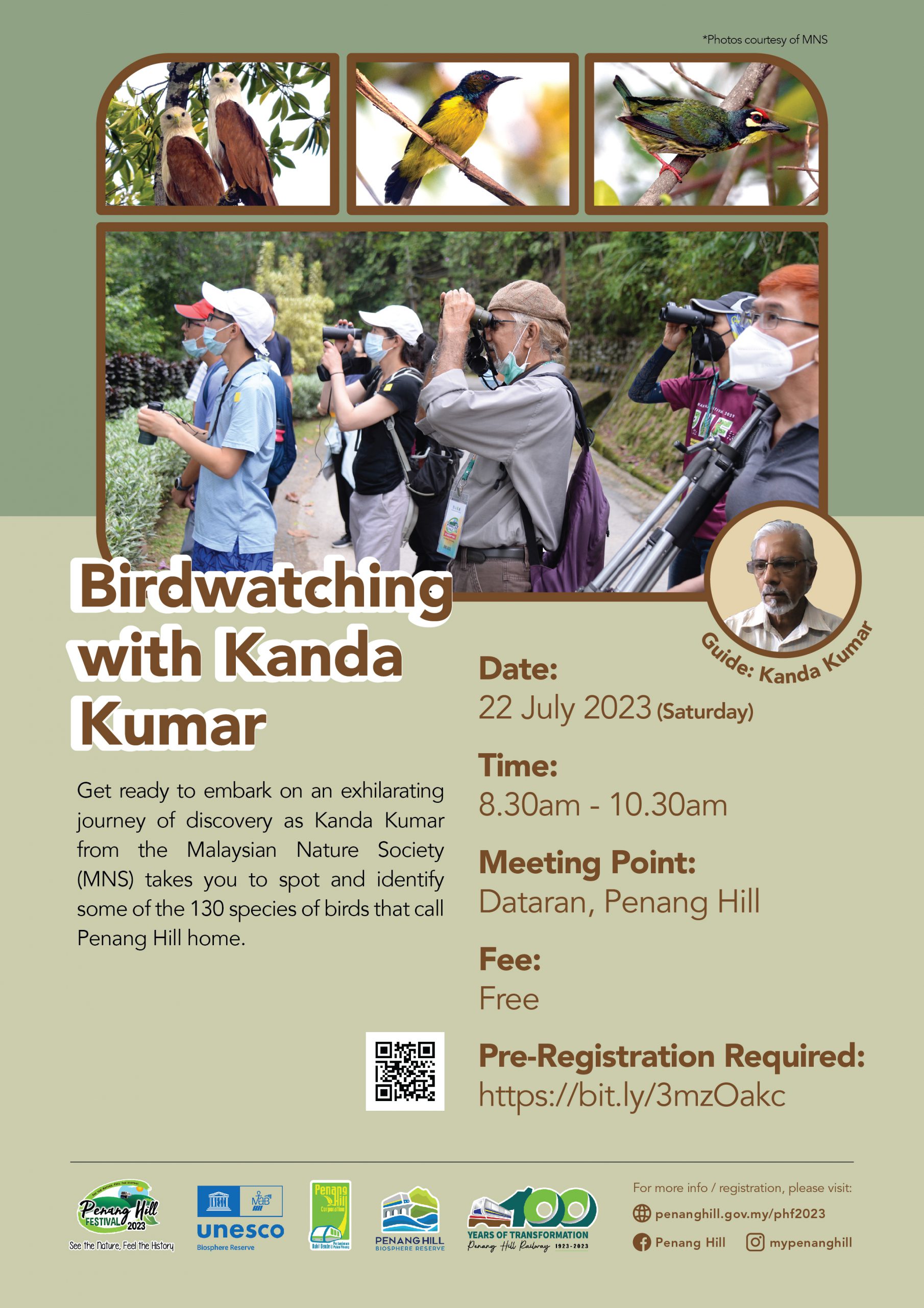 Birdwatching with Kanda Kumar – Penang Hill Festival